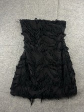 Le Lis Women M Fringe Mini Strapless Bodycon Dress Party Clubwear Sexy Going Out
