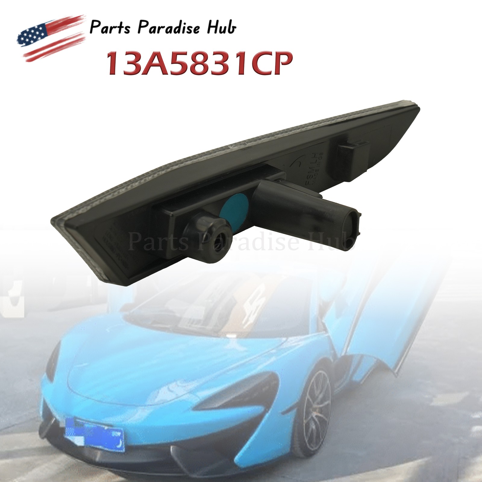 NEW Fits McLaren 540C 600LT 570S 570GT 13A5831CP Side Marker Front Left Lamp