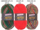 Lot of 3 Supergarne Aktiv Sock yarn 4-ply superwash 3 x 100g/459yd 