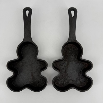 Vintage Betty Crocker Cast Iron Ginger Bread Man Christmas Cookie Cake Mold