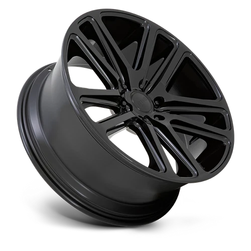 Rueda negra brillante 22x9,5 DUB S256 Flex 6x5,5 (25 mm) Foto 2 de 4