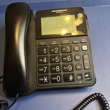 AT T CL2940 Corded Speakerphone with Display - Black ATT-CL2940 . Untested