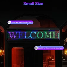 High Brightness Outdoor LED Sign Programmable Scrolling Message Display Board US