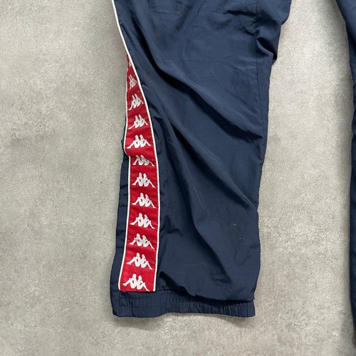 Kappa Track Pants Mens XL Striped Loose Fit Joggers, Navy - Picture 5 of 11