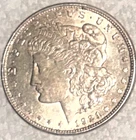 1921 P Morgan Good luster great eye appeal & features bright free shipping Sigma