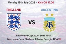 England vs Argentina Fifa World Cup 2026 Fridge Magnet Merchandise Memorabilia