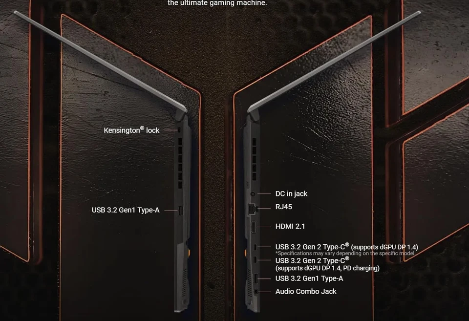 2025 ASUS TUF Gaming A16 Laptop Ryzen 7 RTX 4050 32GB RAM 1TB SSD Pro Office2024 - Image 4 of 4