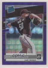 2020 Donruss Optic FOTL Purple Pandora Prizm 89/99 Adrian Morejon Rookie RC 05ov