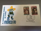 STAMPS FIRST DAY COVER 1970 FOOTBALL WORLD CUP FINALS IN MEXICO COVER TYPE 3