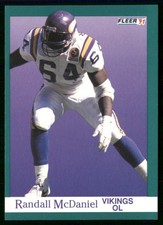 1991 Fleer - Randall McDaniel #286