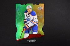 2017-18 UD MVP Hockey Colors and Contours Level 3 Gold Die-Cut Milan Lucic #7