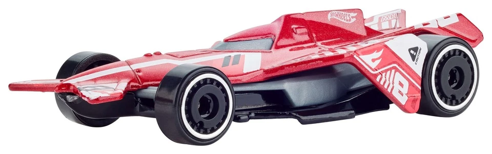 Mattel Set auto modelli 80° anniversario scala 1:64 5 pz HOT WHEELS Rosso JGK08 - Immagine 3 di 4