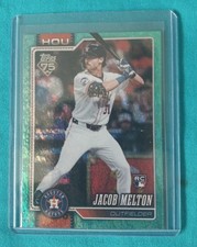 2026 Topps Series 1 Jacob Melton RC Aqua Holo Foil Parallel SP #148 Astros