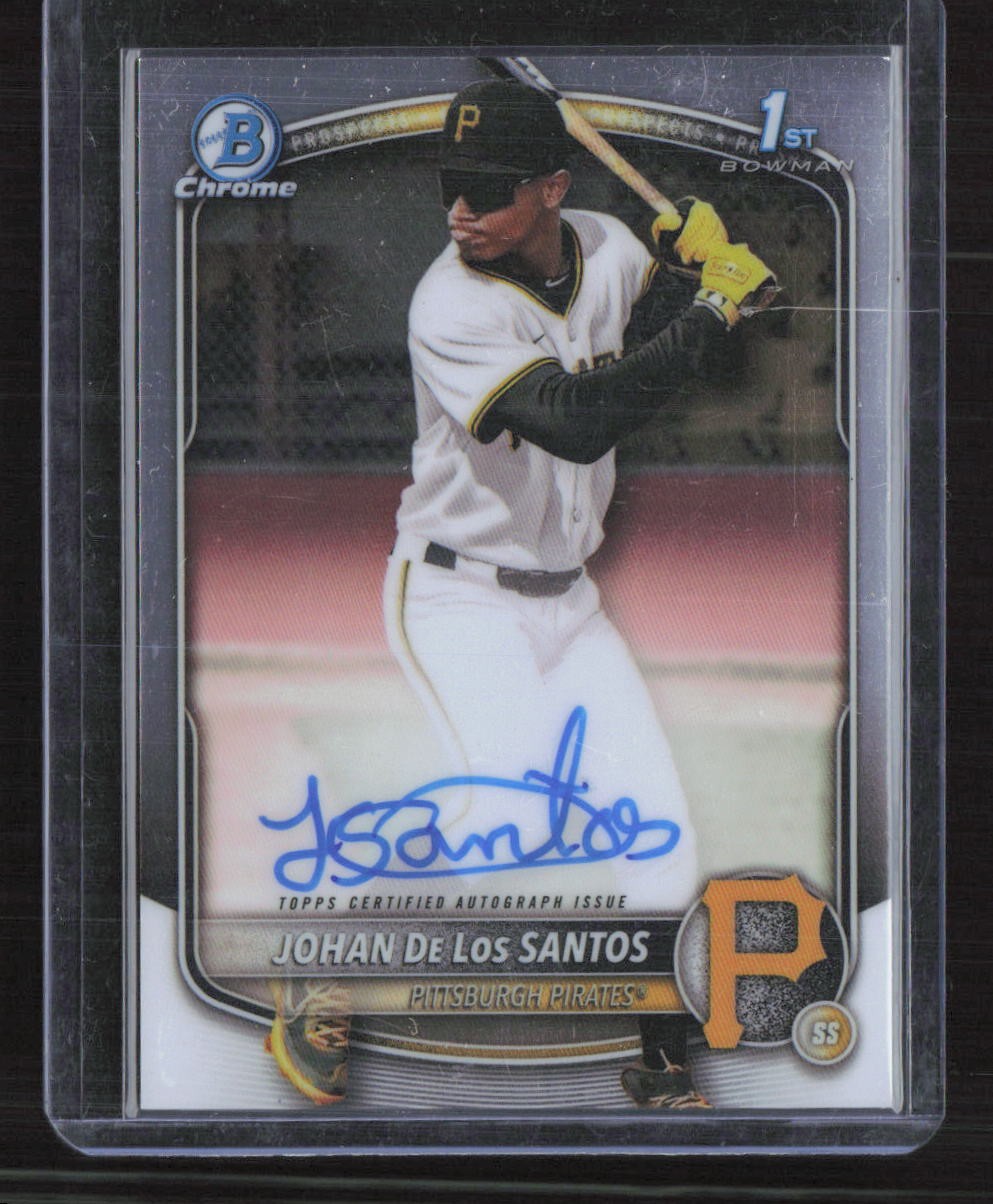 2025 Bowman Chrome Auto #CPA-JDLS Johan De Los Santos