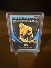 2025-26 Black Diamond #'d 66/99 Matthew Wood Rookie Cutters Predators