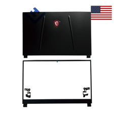 New for MSI GP75 MS-17E2 MS-17E7 MS-17E9 9SC 9RC LCD Back Cover/Bezel/Hinges USA