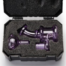 4.3" Mini Glass Bong Smoking Tobacco Glass Water Pipe with 14mm Bowl and Box