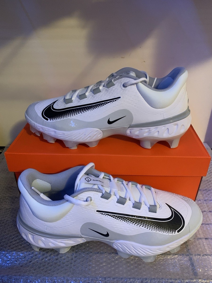 NIKE 野球 Alpha Huarache Elite 4 Low MCS Nike Alpha Huarache Elite 4 Low MCS White Black Wolf Grey Baseball
