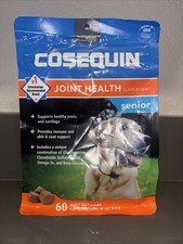 NUTRAMAX COSEQUIN JOINT HEALTH SUPPLEMENT FOR SENIOR DOGS 60 CHEWS EXP 12/26