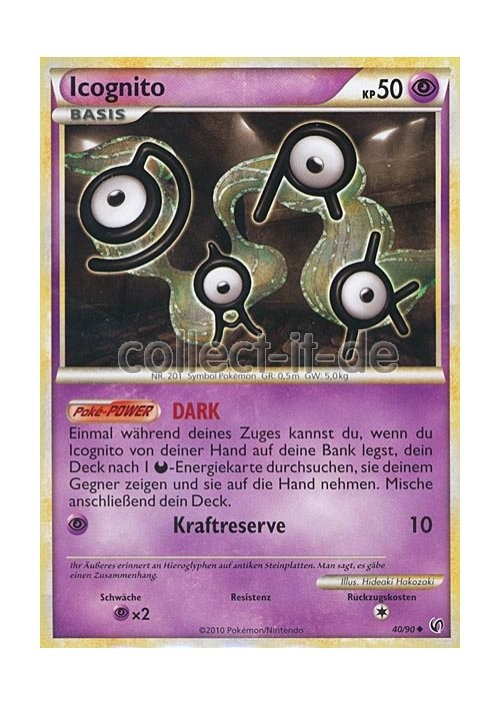 Pokemon 40/90 - Icognito