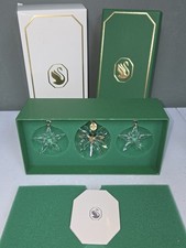 New! Swarovski Annual Edition 3D Ornament Set 2025 Designer Michele Blasilli