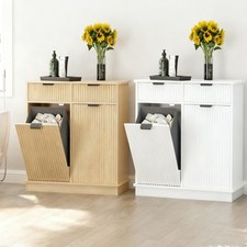 Tilt Out Trash Cabinet Double Tilt Out Laundry Hamper Cabinet Hidden with Basket