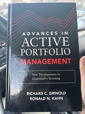 Advances In Active Portfolio Management: New Developments In Quantitative I...