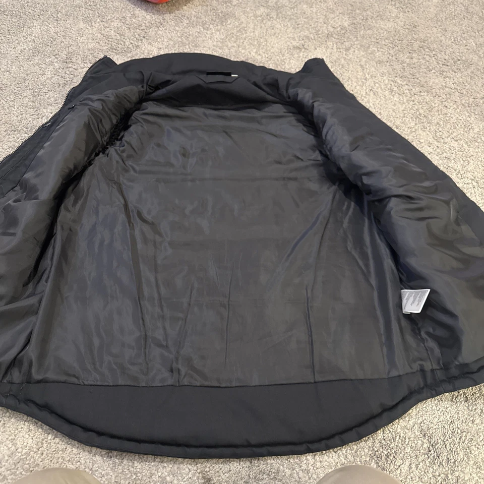 Mercedes Body Warmer  Black Fleece Heavy Duty Mechanic Garage Large - Image 4 of 4