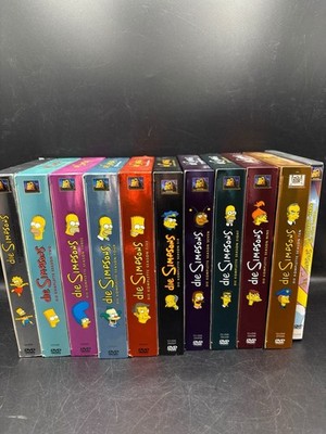 Die Simpsons Staffel 1-10 komplett DVD Collector's Edition sehr guter Zustand