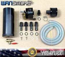 750ml X-large Baffled Oil Catch Can Reservoir Tank Drain Valvebreather Filter 750ml X-large Baffled Oil Catch Can Reservoir Tank Drain Valvebreather Filter