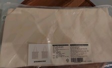 Starbucks Canvas Tote Bag Beige New