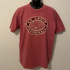 Vintage 1999 MLB St Louis CARDINALS PRO PLAYER T-Shirt NEW Old Stock NWT LARGE
