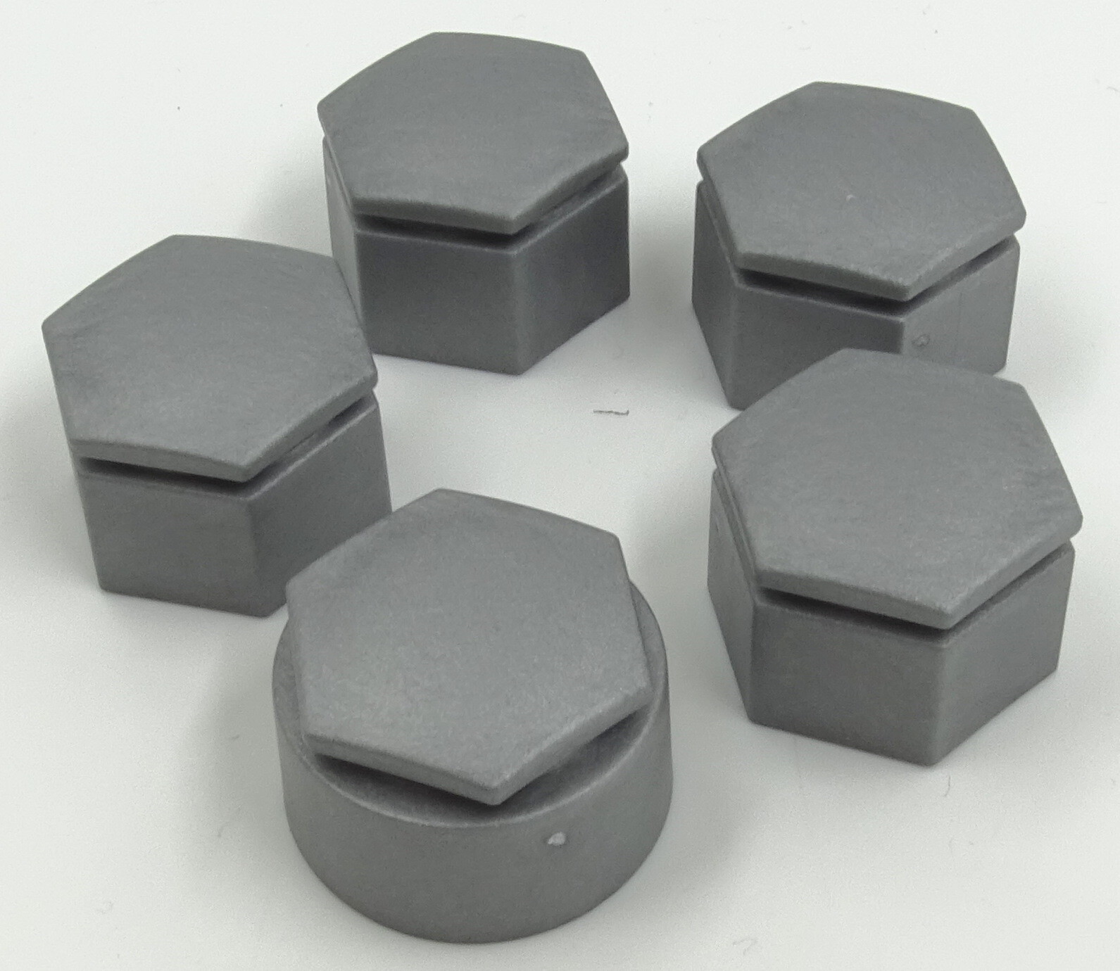 WHEEL NUT COVERS FOR VAUXHALL INSIGNIA A LOCKING CAPS 22mm GREY + TOOL