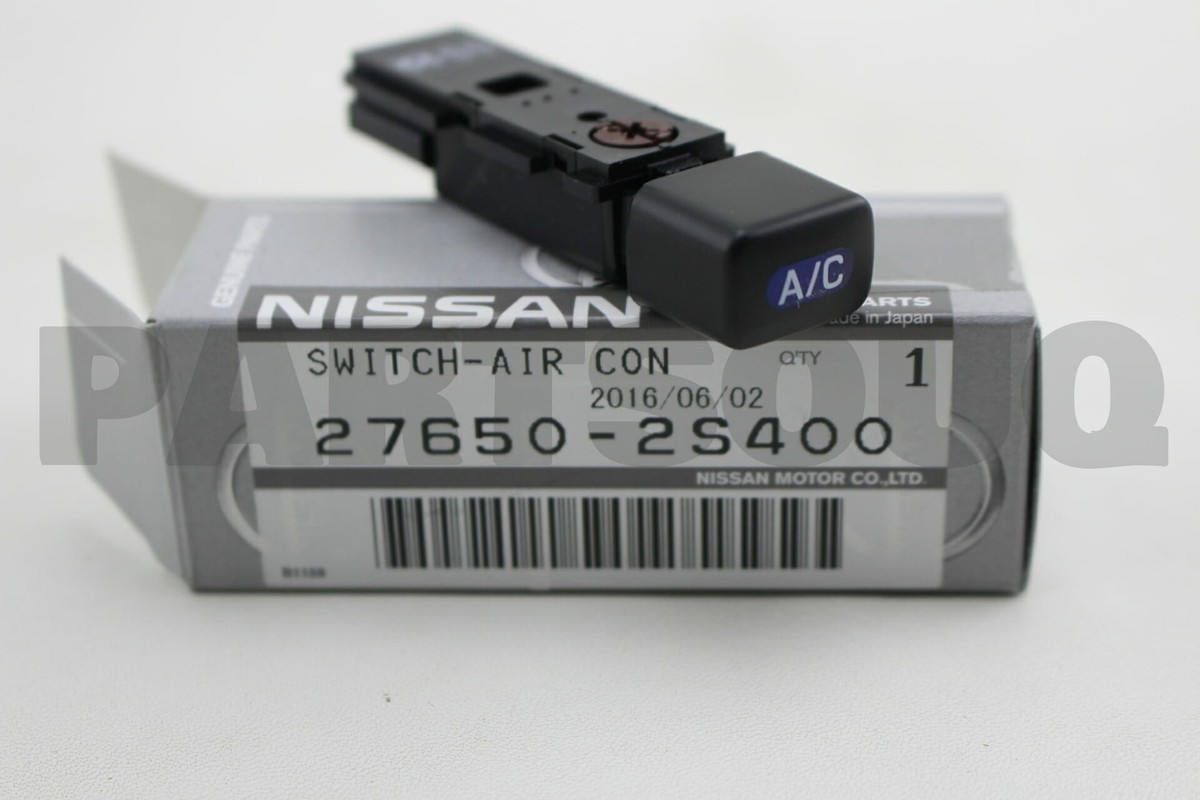 ［24日23:59まで値引］AMCRON XTi4000 2Uケース付 276502S400 Genuine Nissan SWITCH ASSY-FRONT AIR CONDITIONER