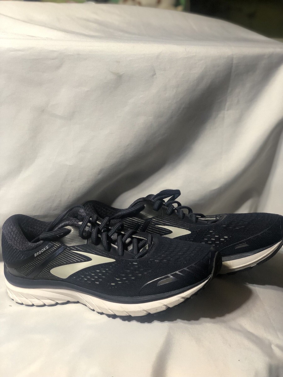 Men's Brooks Adrenaline GTS 18 Running Shoes 1102711D438 11- Navy Blue
