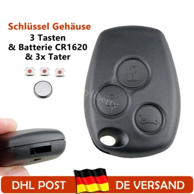 Auto funk Schlüssel Ersatz Tasten Gehäuse für Renault Master Trafic Opel Vivaro