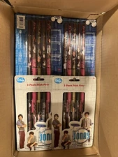 Disney Jonas Brother 5 Stick Pens Medium Tip Black Ink New Sealed  24 Packs Case