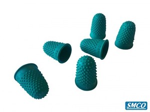 Qualità SmCo thimblettes GOMMA thimblette Verde Taglia 0 16mm CONO Dita Ditale