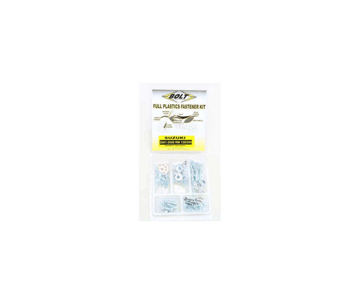 Kit Visserie Plastiques Pour Suzuki RM 125 / RM 250 (01-08) - PRO BOLT, Référence 1061505, Neuf