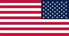 8.5in x 4.5in Retreating American Flag Sticker Car Truck Vehicle Bumper Decal