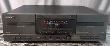 Kenwood KX-W6080 Stereo Double Cassette Deck - Double Recorder PARTS ONLY Read 