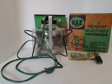 Vaporizador Eléctrico KAZ Modelo 200 Años 50 De Colección - Vidrio, Caja, Cable, Instrucciones
