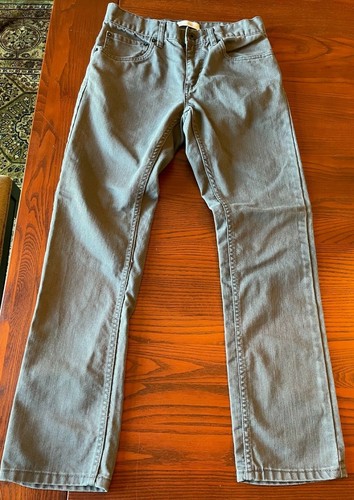 Levi's 511 Slim Boy's Gray Jeans Size 16 Reg 28" W/28" L Excellent Preowned Cond