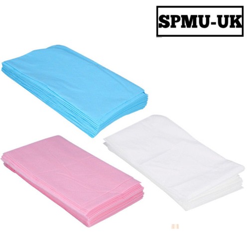 Disposable Tattoo Massage Bed Cover Salon Pink Blue White Sheet