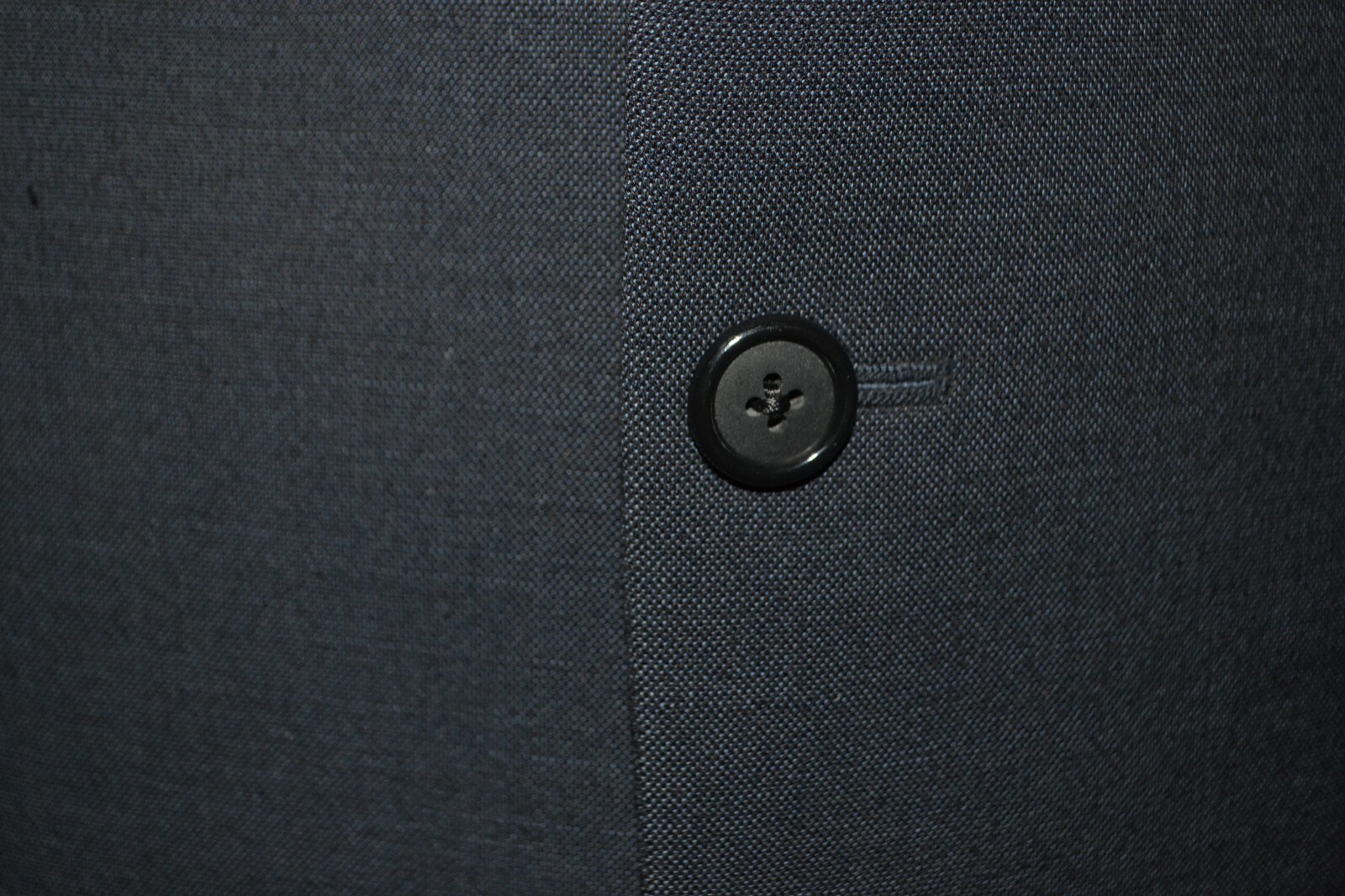 Vintage Burberry Men Navy Blue Wool 2 Front Button Sports Coat Sz 42L thumbnail 4