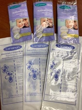 NeW Lansinoh 3 individual breastmilk storage bags & 3 individual pads NEWBORN!!!