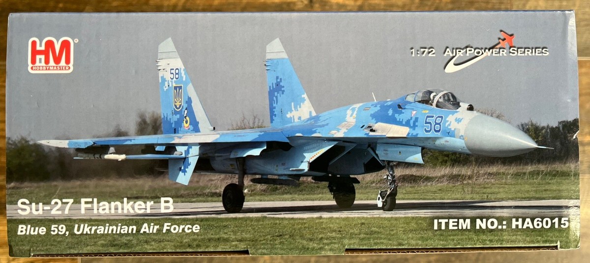 NEW HOBBY MASTER 1:72 scale SU-27 FLANKER-B UKRAINIAN AIR FORCE