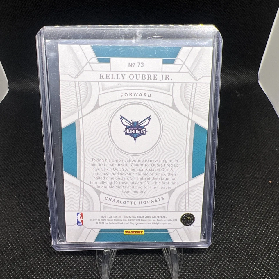 2021-22 Panini National Treasures NBA Silver  /99 Kelly Oubre Jr #73 NBA Hornets - Image 2 of 4
