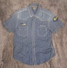 Arizona Jean Blue Pinstripe Button Shirt San Francisco Shipping Pier Thirty Nine