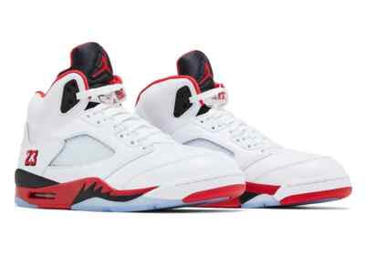 【即購入OK】NIKE AIR JORDAN 5 \"FIRE RED\" 2020 Nike Air Jordan 5 V Retro Fire Red Silver Tongue 2020 GS